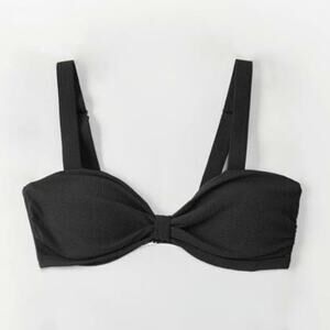 CUPSHE Women's Bowknot Front Swimming Bikini Top Only Size Small NWT Swimwear